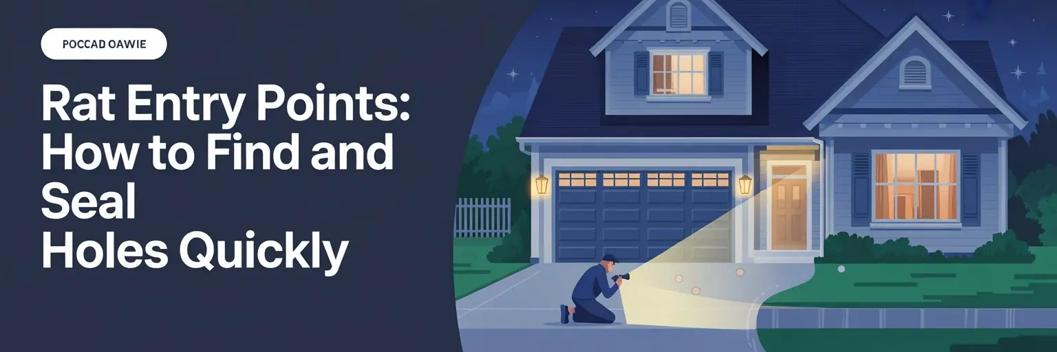 Rat Entry Points: How to Find and Seal Holes Quickly