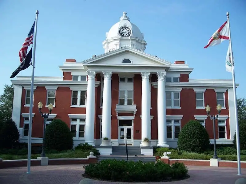 Historic Pasco County Courthouse in Dade City